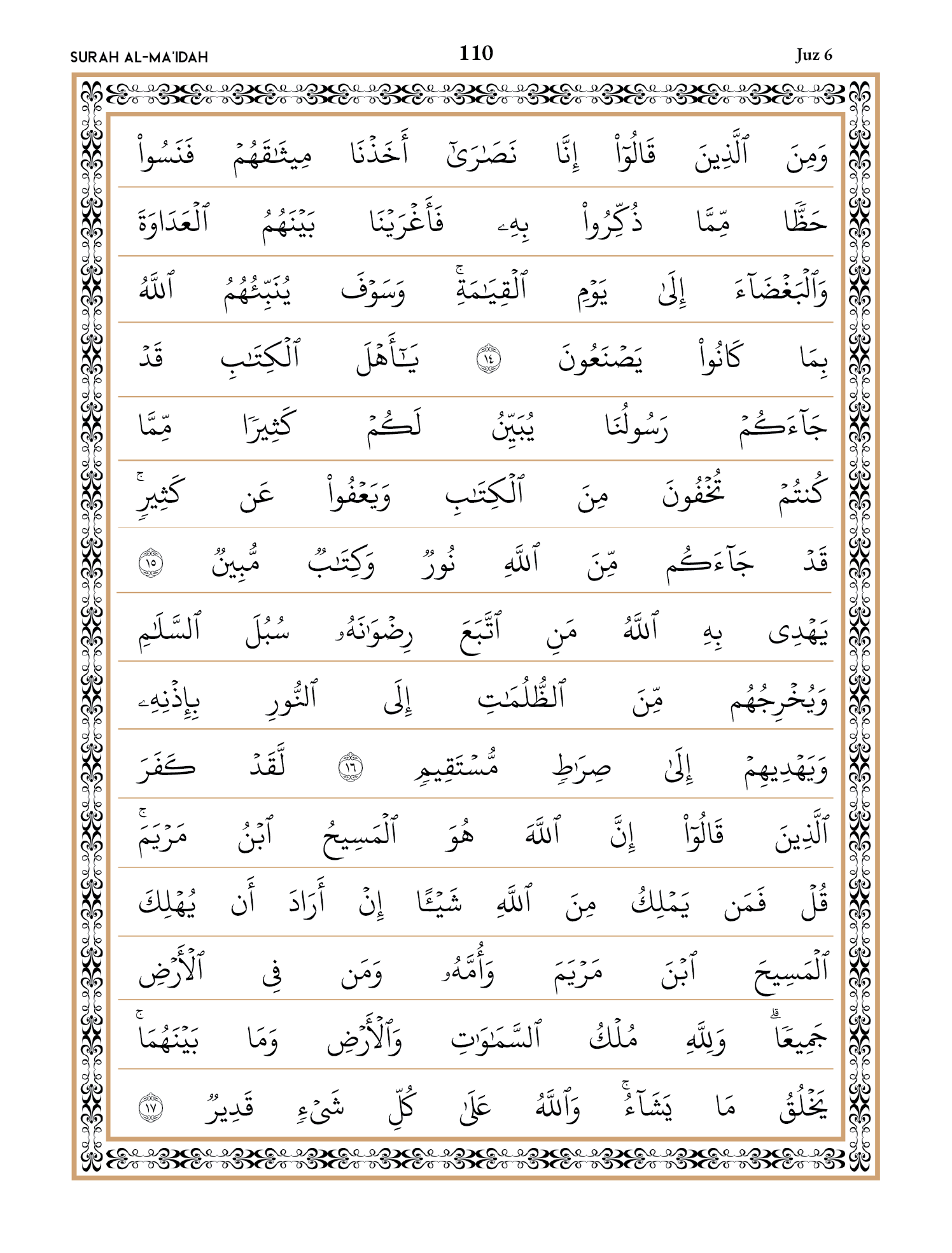 Quran Page 110